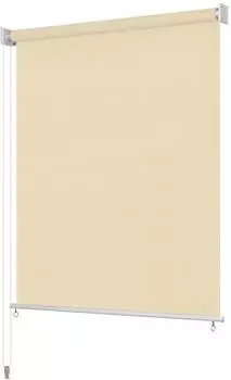 vidaXL Au&szlig;enrollo 200 x 140 cm Cremewei&szlig;