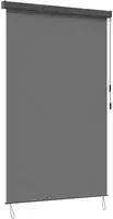 vidaXL Rollo Hellgrau 180 x 250 cm Stoff und Aluminium