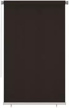 vidaXL Au&szlig;enrollo 140x230 cm Braun HDPE