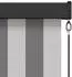 vidaXL Rollo Anthrazit und Weiß 180 x 250 cm Stoff und Aluminium