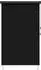 vidaXL Rollo Schwarz 80 x 250 cm Stoff und Aluminium
