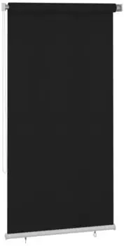 vidaXL Au&szlig;enrollo 120x230 cm Schwarz