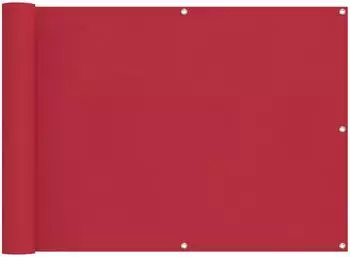 vidaXL Balkonsichtschutz Rot 75 x 200 cm 42030808