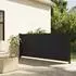 furnicato Seitenmarkise Ausziehbar 120x600 cm Schwarz