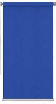vidaXL Au&szlig;enrollo 120x230cm, blau, HDPE