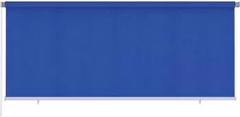 vidaXL Au&szlig;enrollo 350x140cm, HDPE, blau