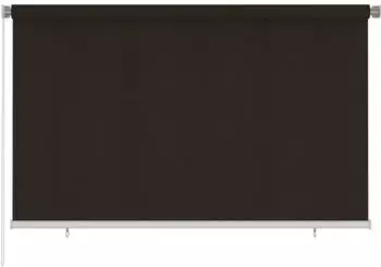 vidaXL Au&szlig;enrollo HDPE braun 240x140cm