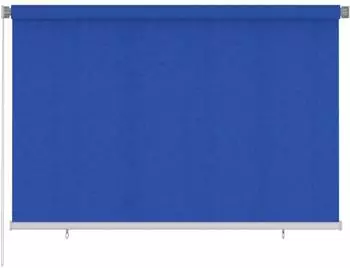 vidaXL Au&szlig;enrollo 220x140cm blau HDPE