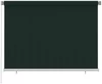 vidaXL Au&szlig;enrollo 205 (B) x 140 (H) cm Dunkelgr&uuml;n HDPE