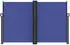 furnicato Seitenmarkise Ausziehbar 160x1200 cm Blau