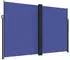furnicato Seitenmarkise Ausziehbar 220x1000 cm Blau