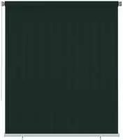 vidaXL Au&szlig;enrollo 205 (B) x 230 (H) cm Dunkelgr&uuml;n HDPE