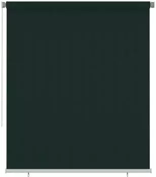 vidaXL Au&szlig;enrollo HDPE 200x230cm dunkelgr&uuml;n