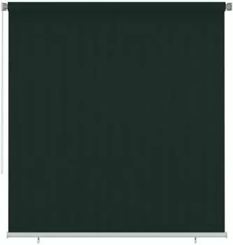 vidaXL Außenrollo HDPE 220x230cm dunkelgrün