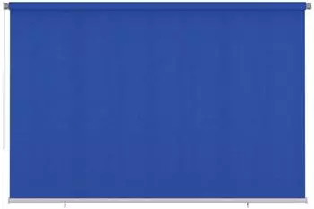 vidaXL Außenrollo blau HDPE 355x230cm