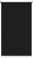 vidaXL Au&szlig;enrollo 90% UV-Block Schwarz 80 x 230 cm HDPE