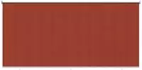 vidaXL Au&szlig;enrollo 90% UV-Block Terrakotta 300 x 230 cm HDPE