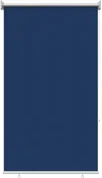 vidaXL Au&szlig;enrollo 90% UV-Block Blau 80 x 140 cm HDPE