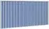 vidaXL Außenrollo 90% UV-Block Blau-weiß gestreift 400 x 230 cm HDPE