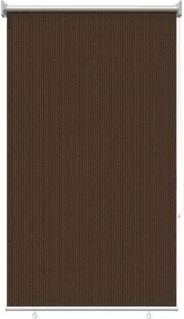 vidaXL Au&szlig;enrollo 90% UV-Block Braun 80 x 230 cm HDPE