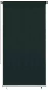 vidaXL Außenrollo HDPE dunkelgrün 120x230cm