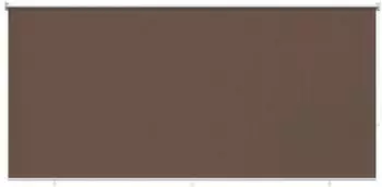 vidaXL Au&szlig;enrollo 90% UV-Block Taupe 350 x 230 cm HDPE