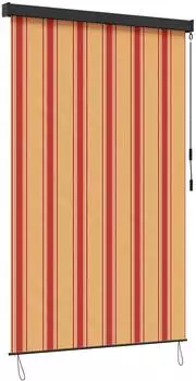 vidaXL Rollo Mehrfarbig 140 x 250 cm Stoff und Aluminium