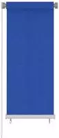 vidaXL Au&szlig;enrollo 65 (B)x140 (H) cm Blau HDPE