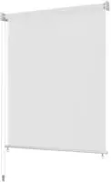vidaXL Au&szlig;enrollo 165 (B)x140 (H) cm Wei&szlig;