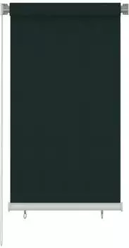 vidaXL Au&szlig;enrollo HDPE 80x140cm dunkelgr&uuml;n