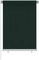 vidaXL Au&szlig;enrollo 105 (B)x140 (H) cm Dunkelgr&uuml;n HDPE