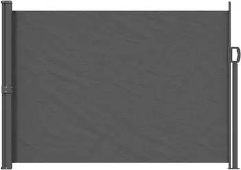 vidaXL Ausziehbare Seitenmarkise 120x300cm anthrazit (42035568)