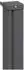 vidaXL Ausziehbare Seitenmarkise 120x300cm schwarz (42035569)