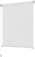 vidaXL Au&szlig;enrollo 145 (B)x230 (H) cm Wei&szlig;