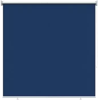 vidaXL Außenrollo 90% UV-Block Blau 140 x 140 cm HDPE