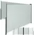TecTake Doppel Seitenmarkise 160 x 600 cm Wetterfest Blickdicht 160 x 600 cm 9 x 600 x 160 cm Grau