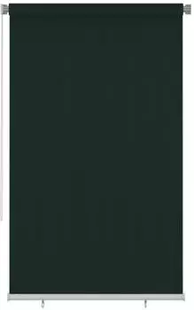 vidaXL Au&szlig;enrollo HDPE dunkelgr&uuml;n 145x230cm