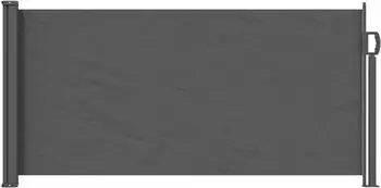 vidaXL Einziehbare Seitenmarkise 300x100cm anthrazit, Polyester