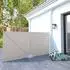 furnicato Faltbarer Terrassen-seitenfächer Creme 300x150 Cm