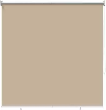 vidaXL Au&szlig;enrollo mit UV-Schutz, beige, 120x140cm, Polyester (42041221)