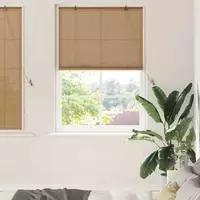 vidaXL Rollo Braun 110 x 160 cm Bambus