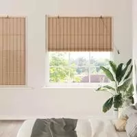 vidaXL Rollo Natur 150 x 160 cm Bambus