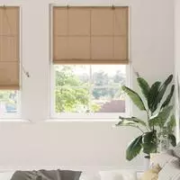 vidaXL Rollo Braun 100 x 220 cm Bambus