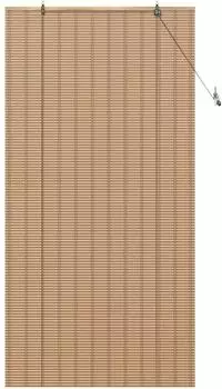 vidaXL Rollo mit Vorhängen Natur 120 x 220 cm Bambus 42006905
