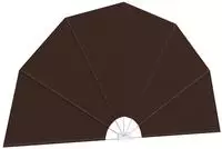 vidaXL Balkon Sichtschutz &Oslash; 320 cm Polyester Braun