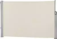 Leco 4724300103, Leco ausziehbare Seitenmarkise, Aluminium-Stahlrohr-Mix, natur, 160
