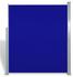 vidaXL Seitenmarkise 300 x 160 cm blau