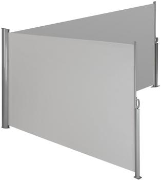 TecTake Alu Doppel 200 x 600 cm grau