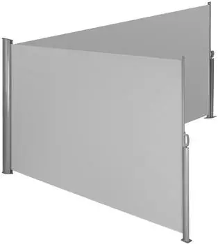 TecTake Alu Doppel 200 x 600 cm grau