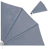 Detex 104406, Detex Balkonf&auml;cher Anthrazit 140x140cm klappbar